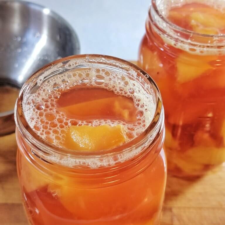Small Batch Canned Peaches Crock of Time